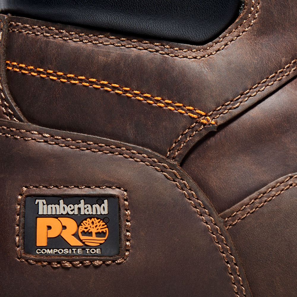 Bocanci De Muncă Timberland Barbati Maro - Pro® Workstead 6\" Comp Toe - Romania - XSZTMP029